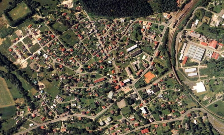 Letecká mapa Rychnova